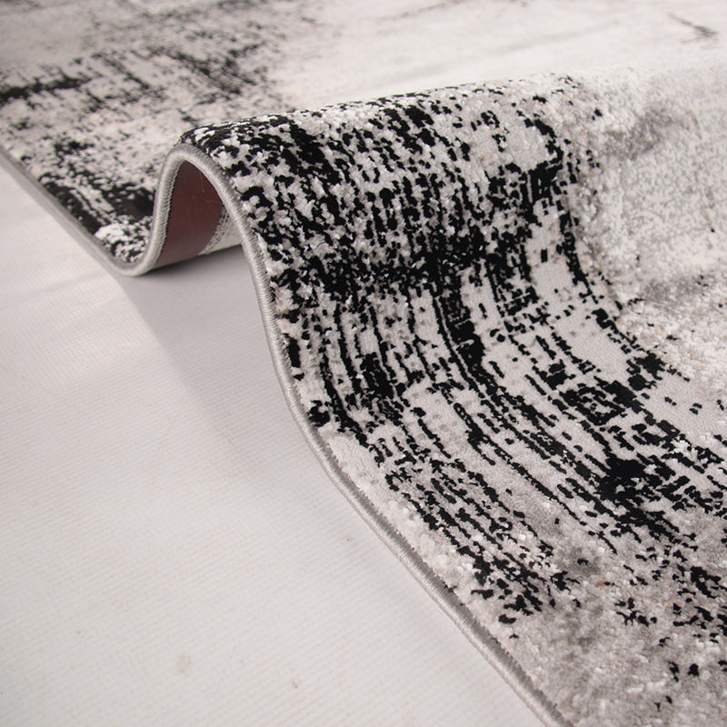 Merry Jemlo Grey Black Rug