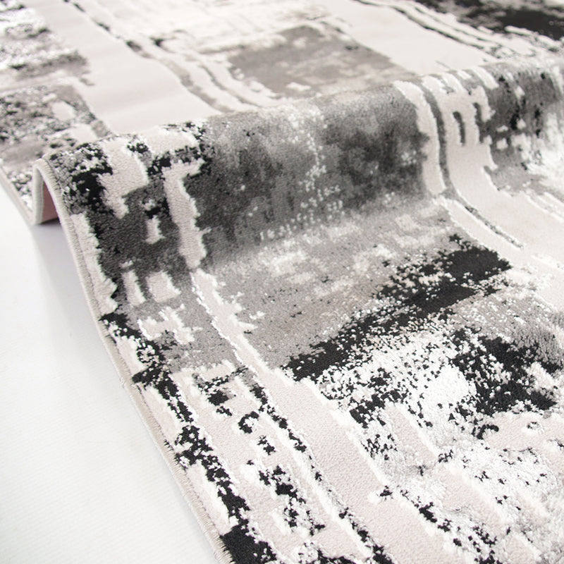 Alin Serune Black Grey Rug