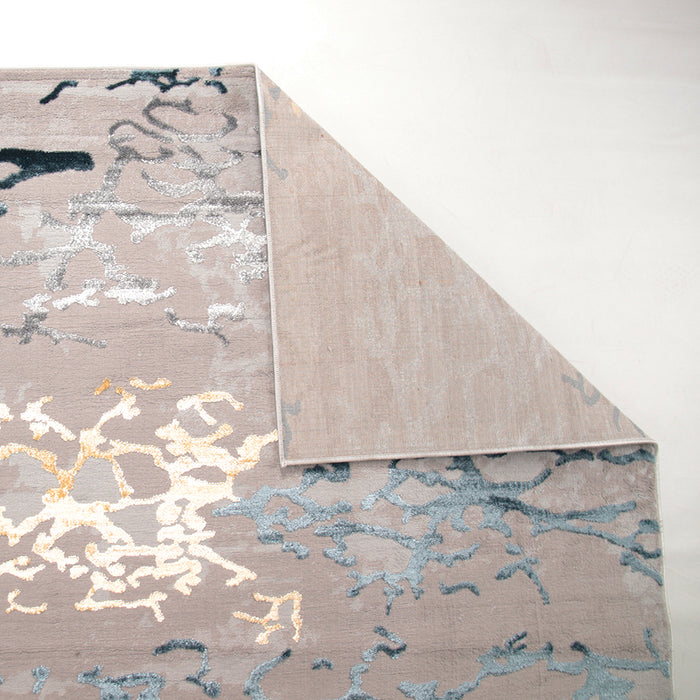 Alin Elyvorn Grey Modern Area Rug
