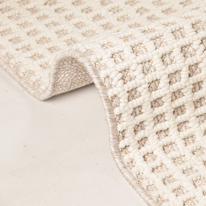 Mumbai Rose Grid Rug