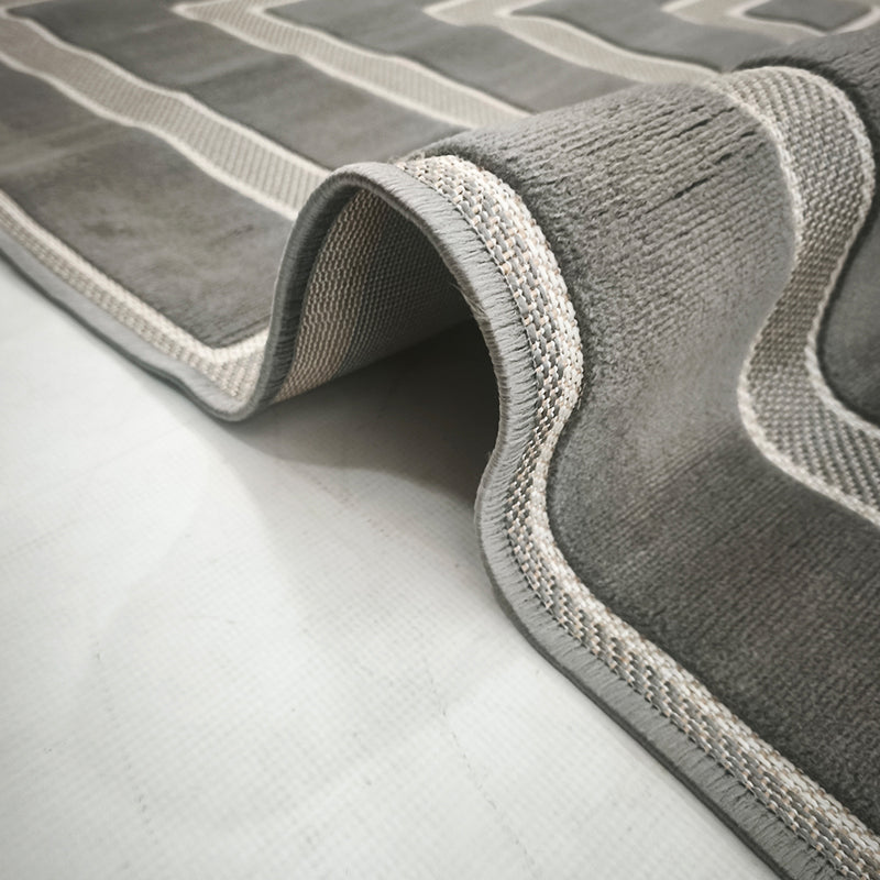 Sisal Grey Labyrinth Rug