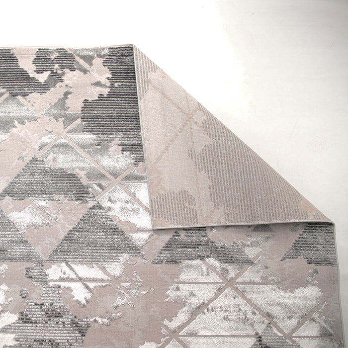 Alin Erythra Grey Modern Area Rug
