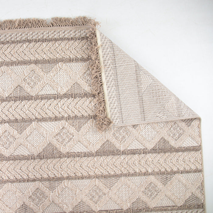Jute Harvest Line Beige Rug