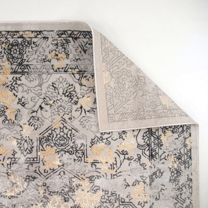 Alin Corvessa Grey Modern Area Rug