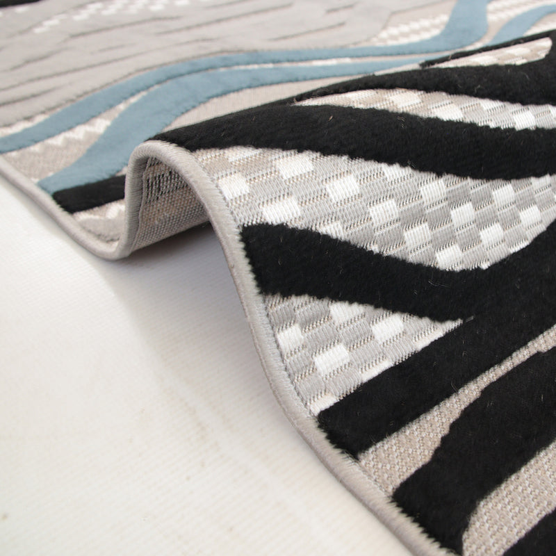 Sisal Cubira Antracite Modern Area Rug
