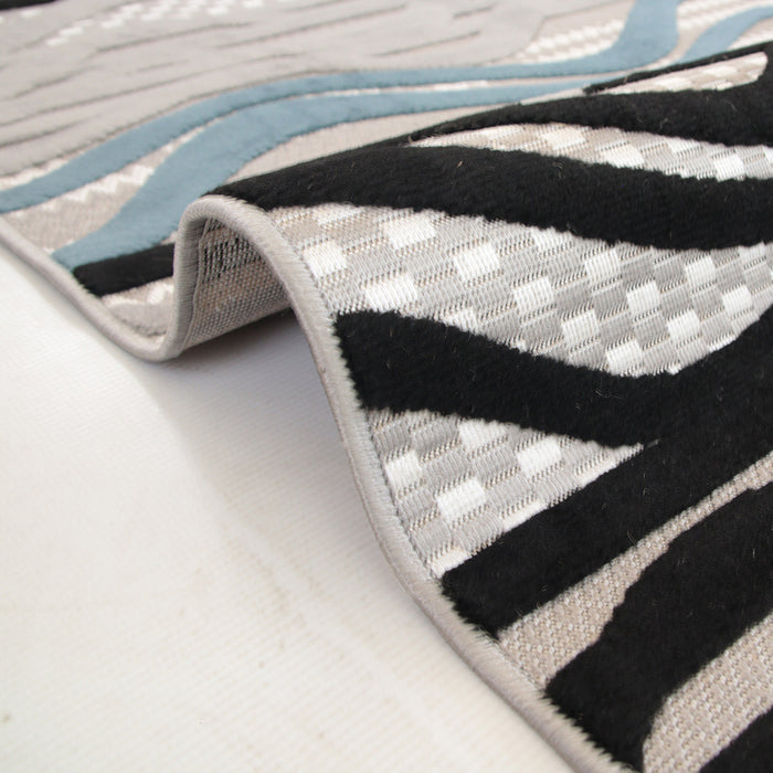 Sisal Cubira Antracite Modern Area Rug