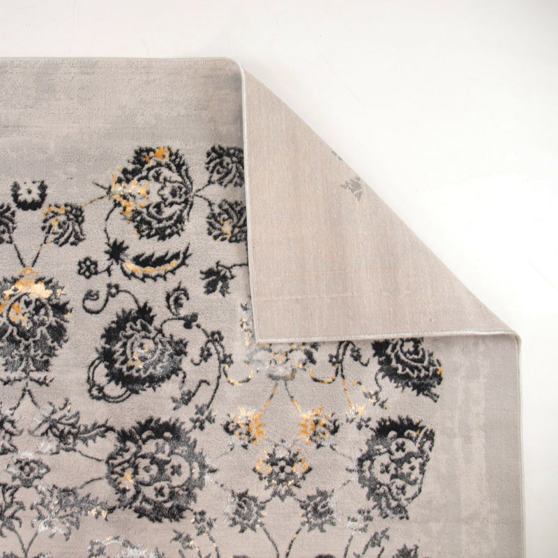 Alin Norevia Grey Modern Area Rug