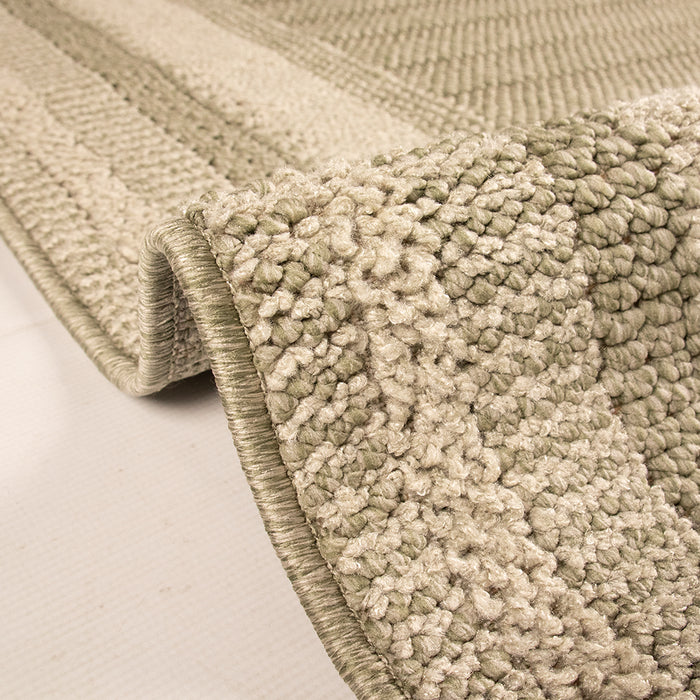 Mona Green Frame Rug
