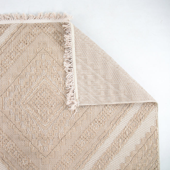 Jute Linen Aura Beige Rug