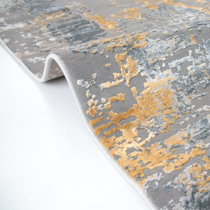 Joburg Reyzo Grey Yellow Rug
