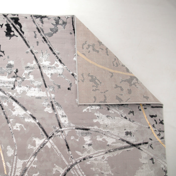 Alin Vornelle Grey Modern Area Rug