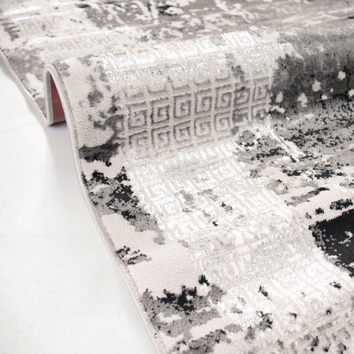 Alin Solure Black Grey Rug