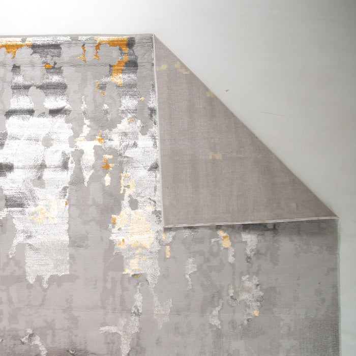 Alin Velunai Grey Modern Area Rug