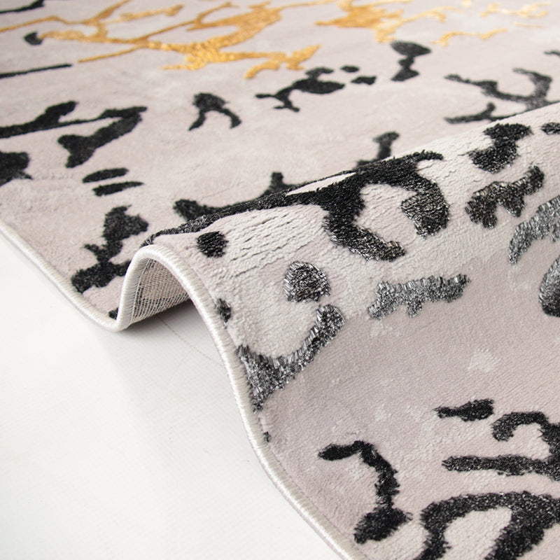 Alin Novyra Grey Modern Area Rug