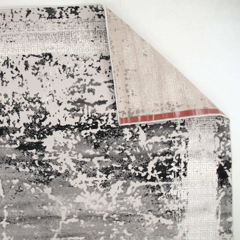 Alin Solure Black Grey Rug