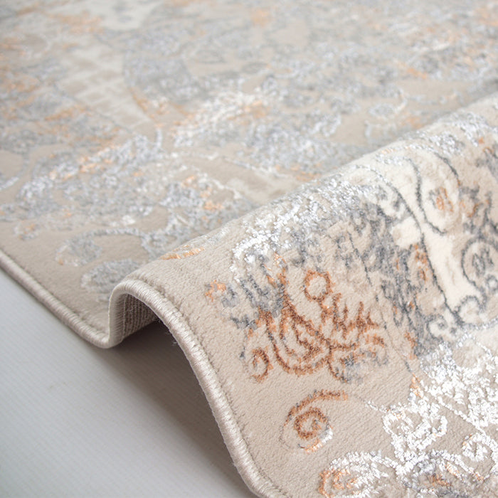 Alin Valyric Grey Modern Area Rug