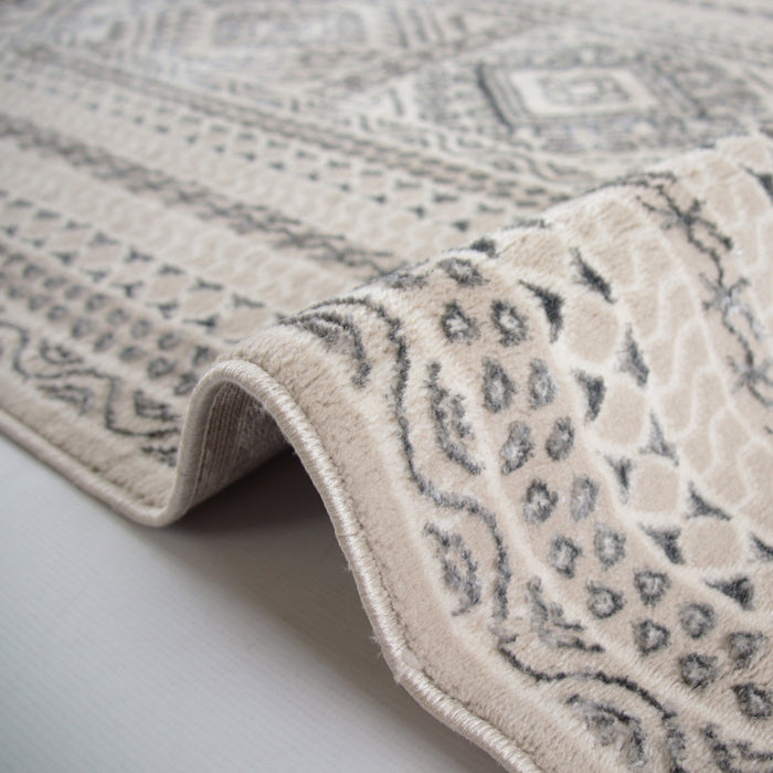 Alin Omrya Beige Modern Area Rug