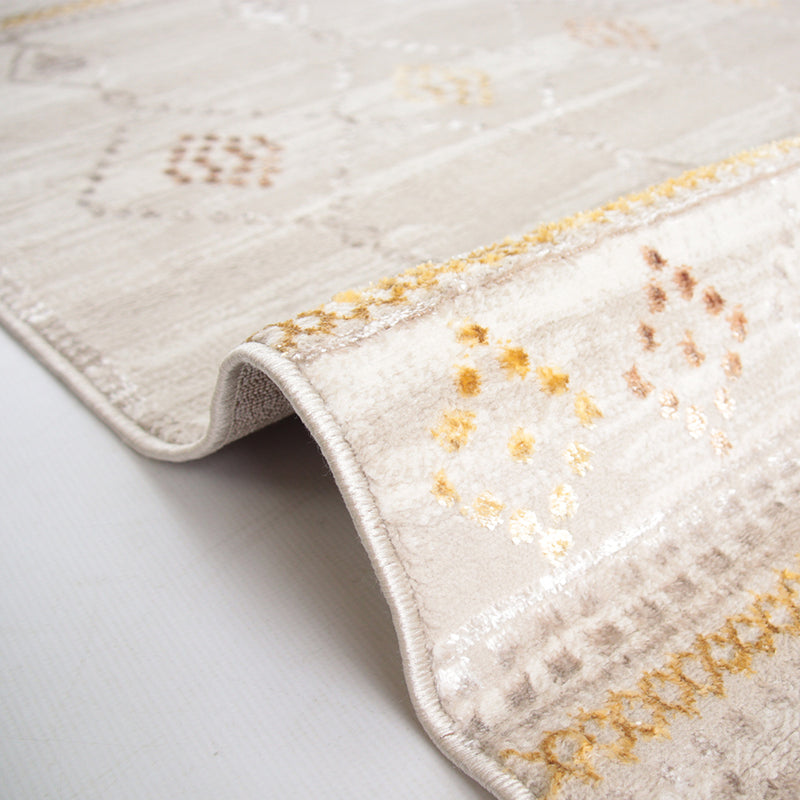 Alin Vornis Beige Modern Area Rug