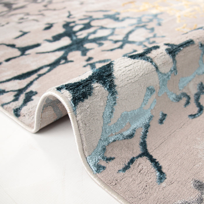 Alin Elyvorn Grey Modern Area Rug
