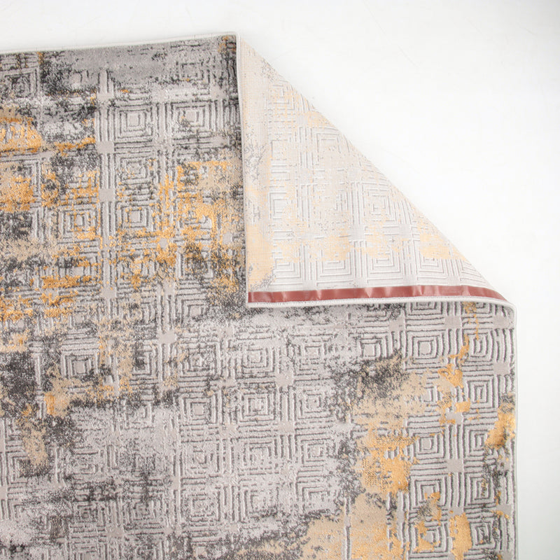 Diamond Xylla Grey Yellow Rug