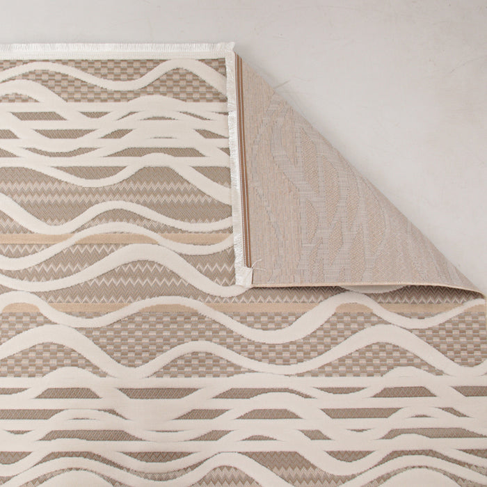 Sisal Zenvia Dark Beige Modern Area Rug