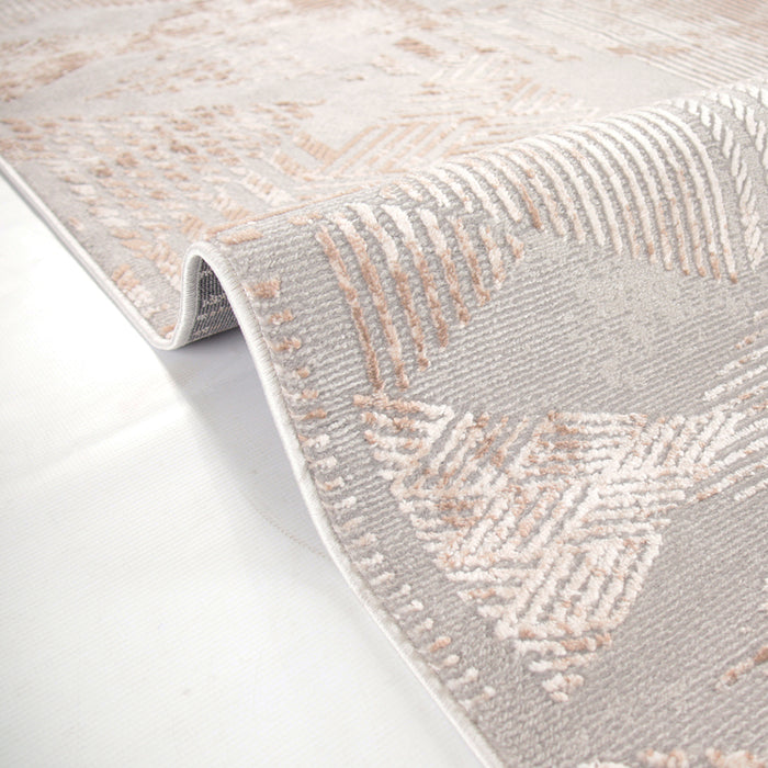 Rainbow Nebrya Grey Beige Rug