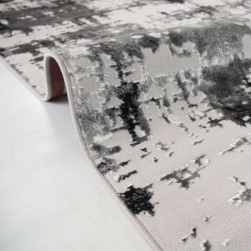 Alin Veraq Black Grey Rug