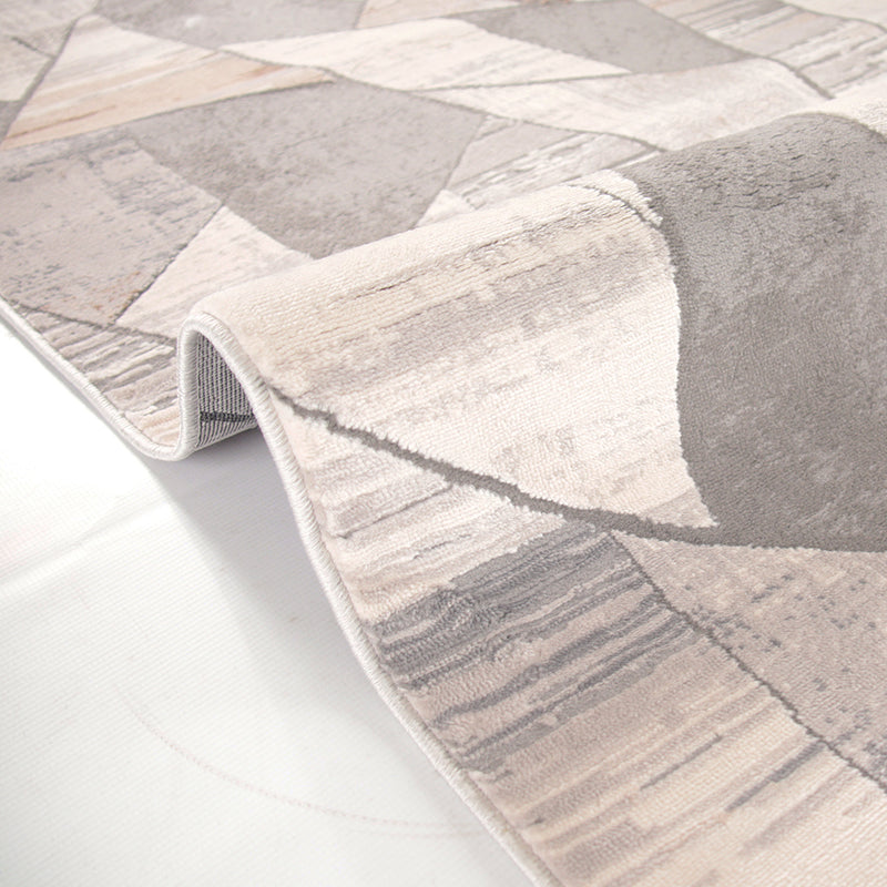 Rainbow Velunara Cream Light Grey Rug
