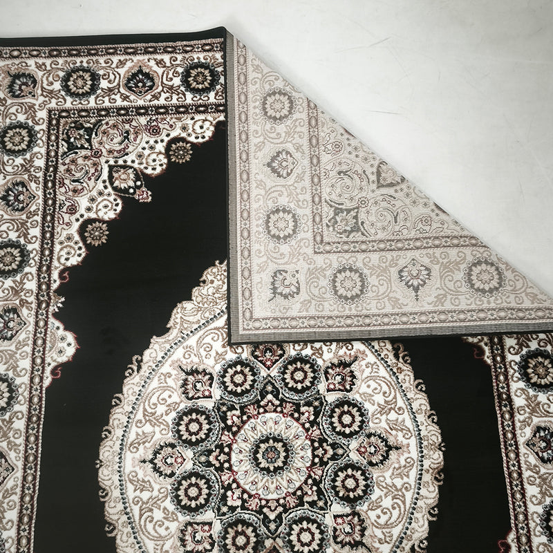 Hereke Noir Star Rug