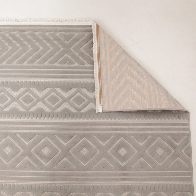 Sisal Geomara Dark Grey Modern Area Rug