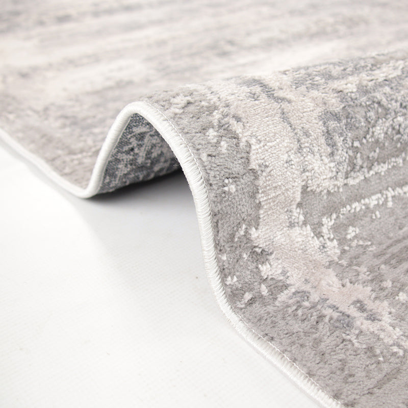 Rainbow Lunava Grey Modern Area Rug
