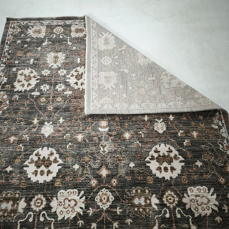 Dejavu Charcoal Mahal Rug