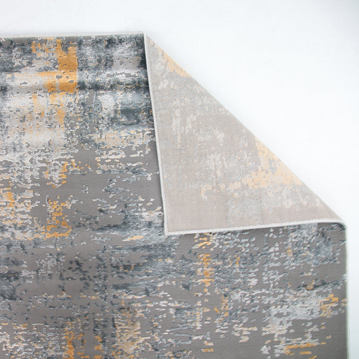 Joburg Reyzo Grey Yellow Rug