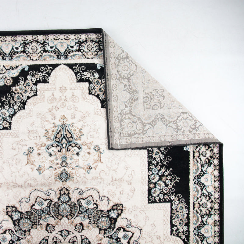 Hereke Rivzar Black Rug