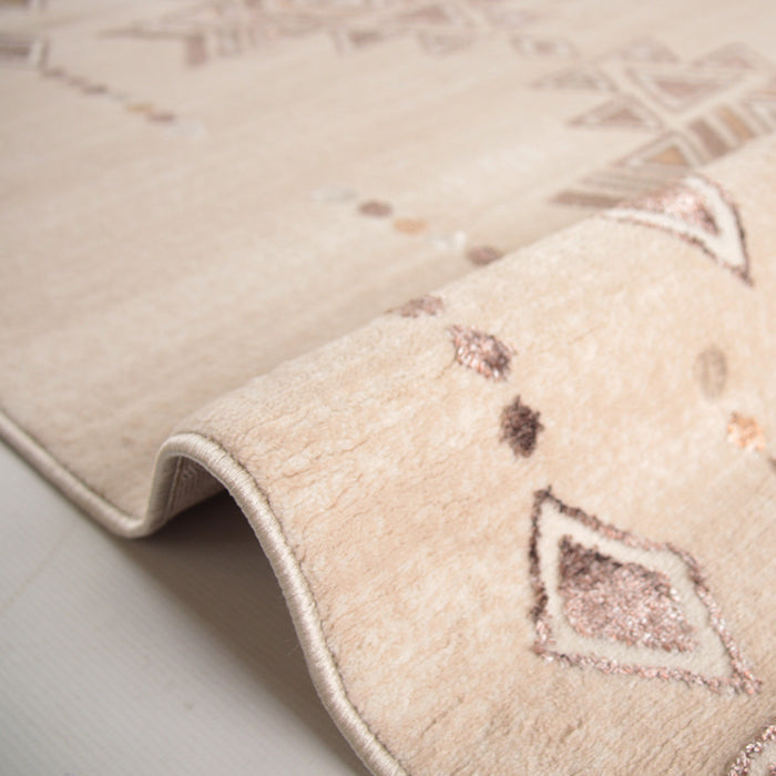 Alin Telyra Beige Modern Area Rug