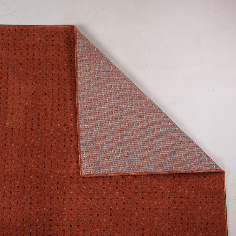 Levo Orange Grid Rug
