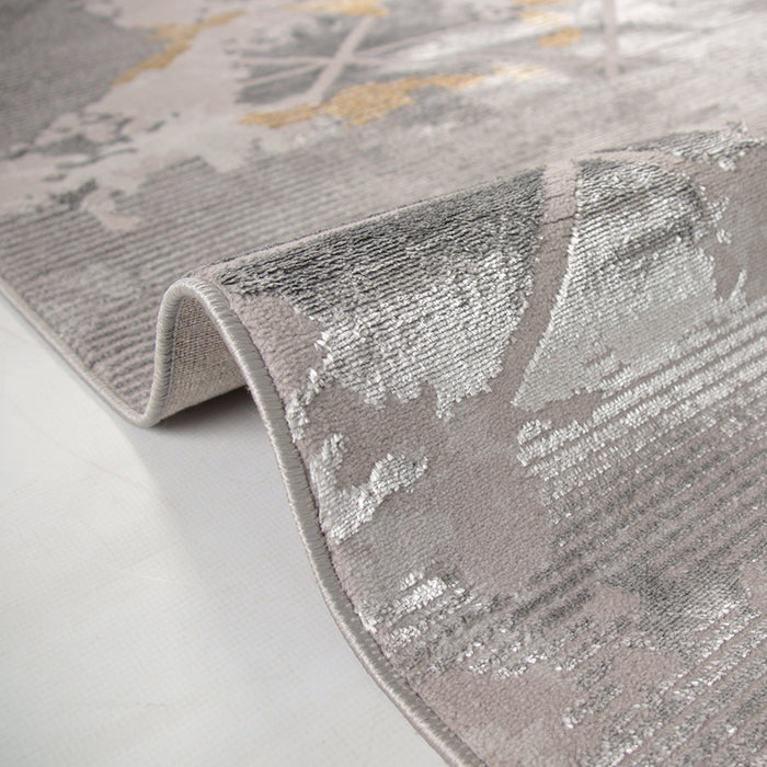 Alin Zynorel Grey Modern Area Rug