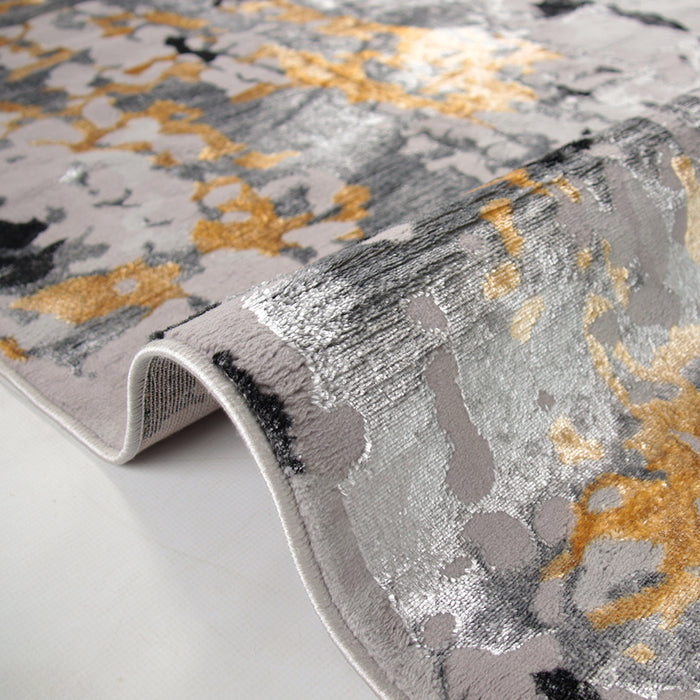 Alin Ophyrel Grey Modern Area Rug