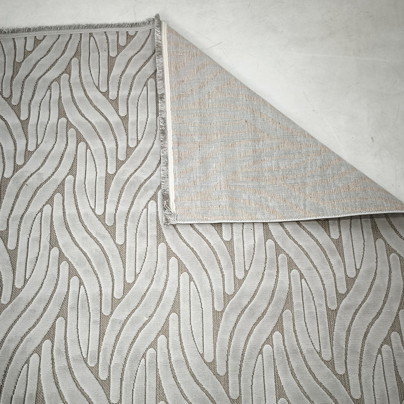 Sisal Braided Wave Rug
