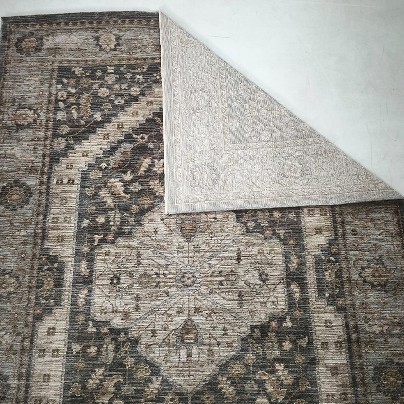 Dejavu Charcoal Kashan Rug