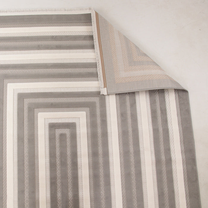 Sisal Rectiva Dark Grey Modern Area Rug