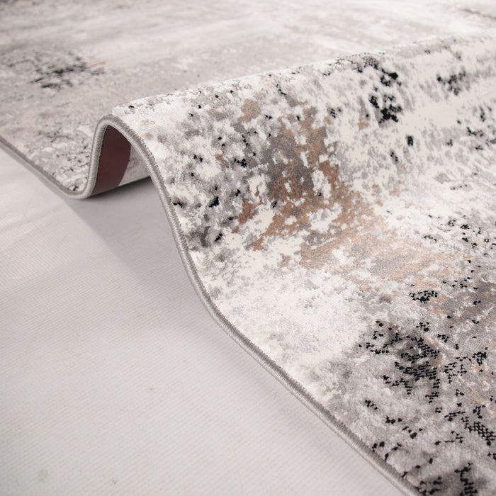 Merry Tivvy Grey Black Rug