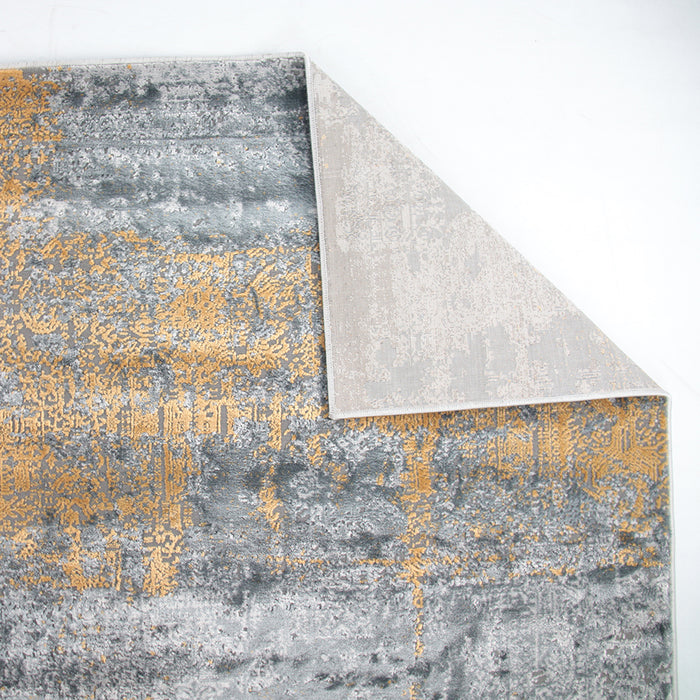 Joburg Nayru Grey Yellow Rug