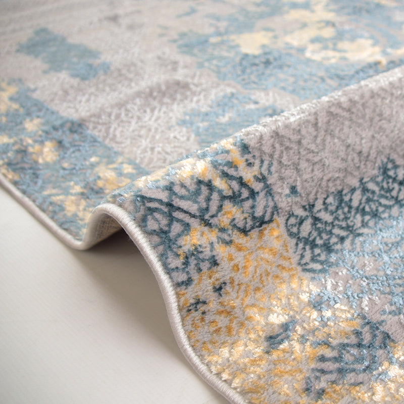 Alin Zoryen Grey Modern Area Rug