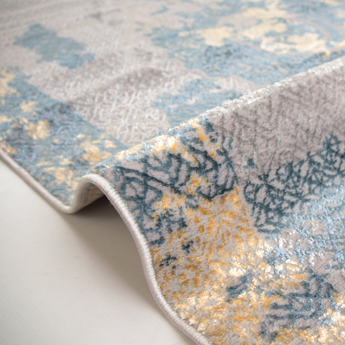 Alin Zoryen Grey Modern Area Rug