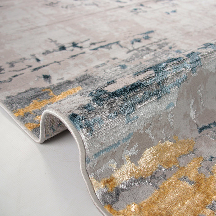 Alin Thalure Grey Modern Area Rug