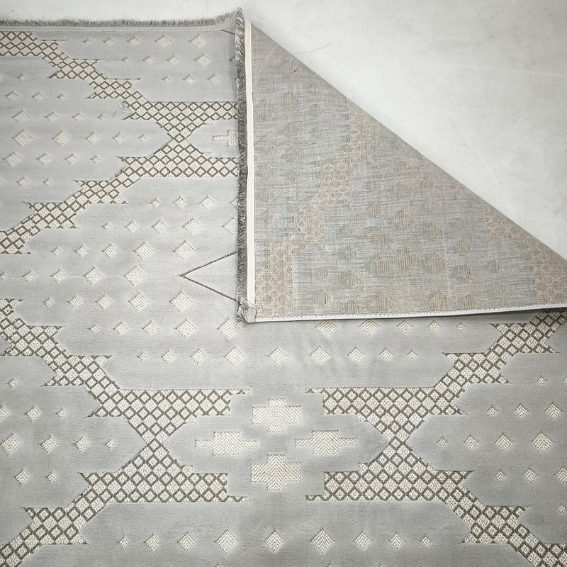 Sisal Silver Ogee Rug