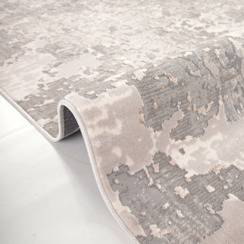 Rainbow Solareon Light Grey Cream Rug
