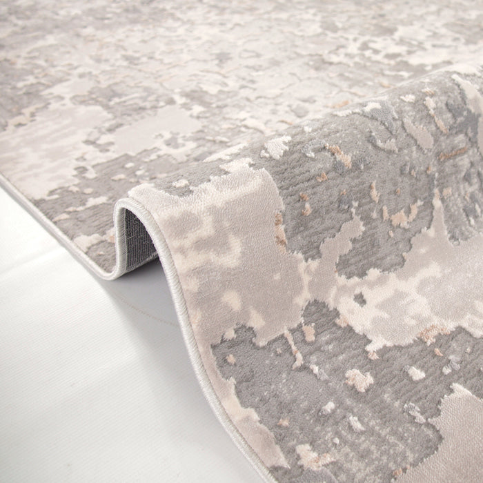 Rainbow Solareon Light Grey Cream Rug