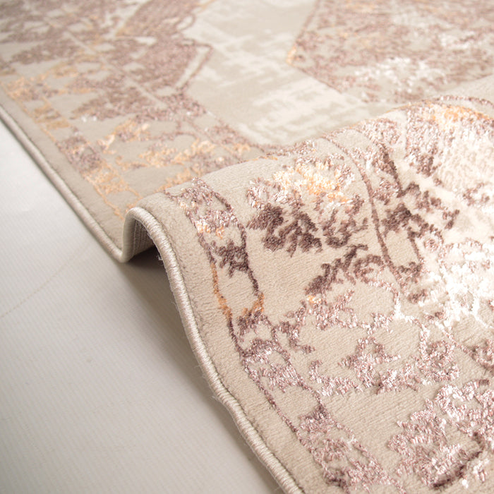 Alin Lurexis Beige Modern Area Rug